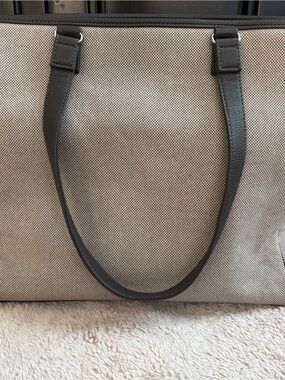 thirty-one Gray Tote with Black Trim